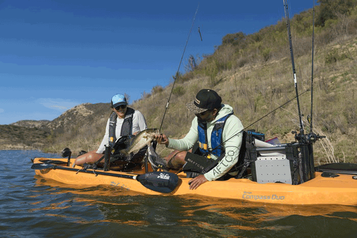 Hobie Kayak Compass Duo Tandem Kayak in Papaya