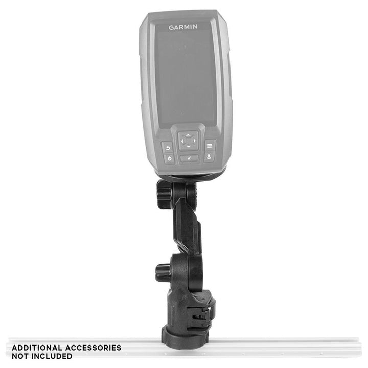 Round Base Fish Finder Mount with Track Mounted LockNLoad™ Mounting System - OMTC