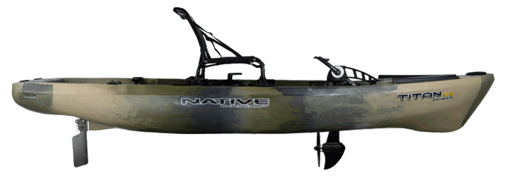 Native Watercraft Titan Propel 10.5 Kayak in Hidden Oak
