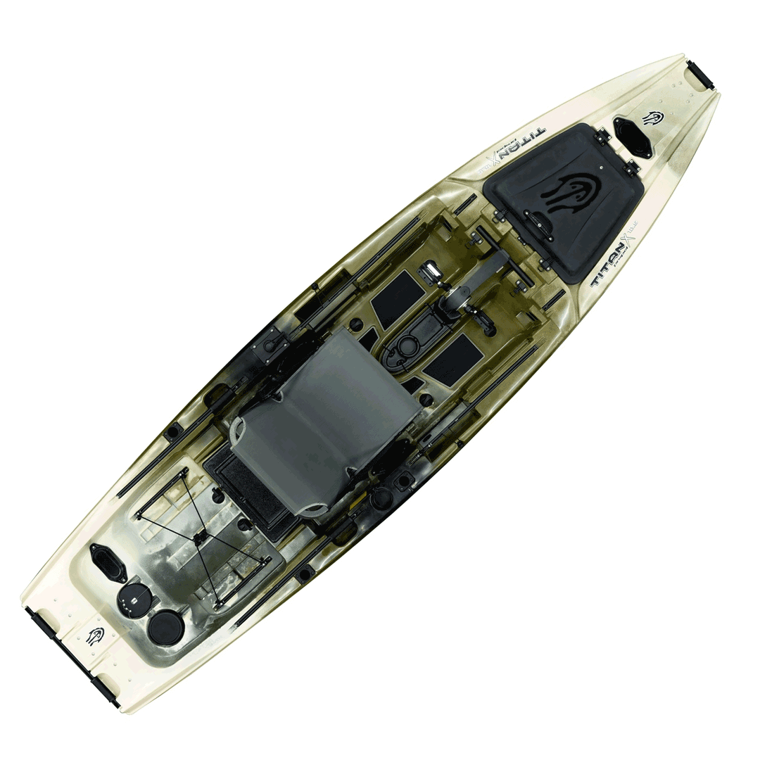 Native Watercraft Titan X Propel 12.5 Kayak in Hidden Oak at OMTC