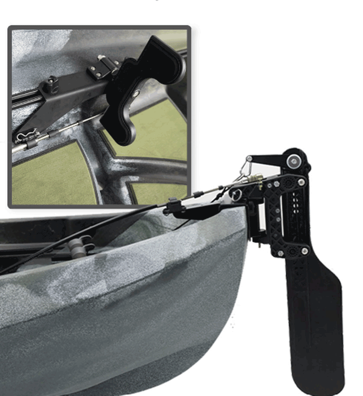 Quick Connect Rudder System - Foot Steering - Unlimited