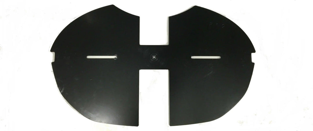 Bulkhead Plate HDPE Black RMX86 - OMTC