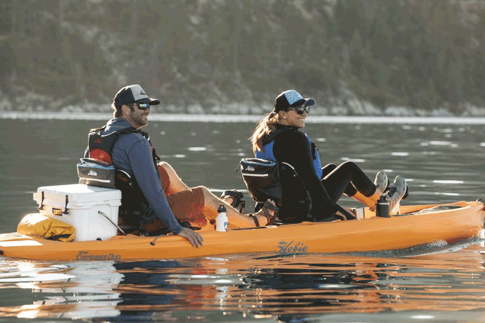 Hobie Kayak Compass Duo Tandem Kayak in Papaya