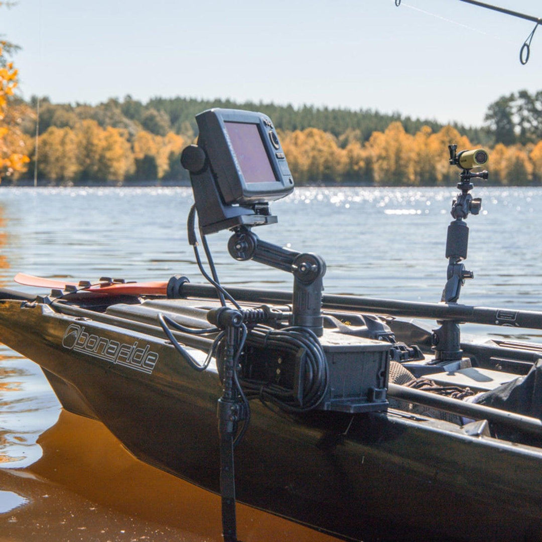 YakAttack Rectangular Fish Finder Mount with Track Mounted LockNLoad™  Mounting System – OMTC