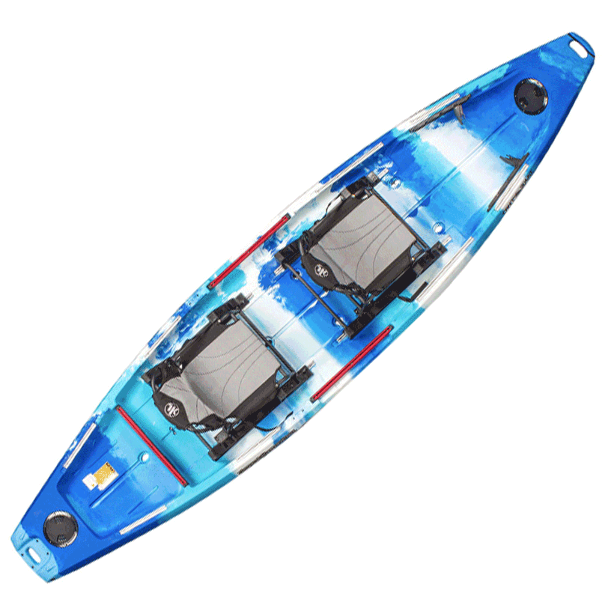 Kayak Paddle Holder, Kayak Track Mount Accessories for Fishing, Flexible  Paddles Holder for Kayak