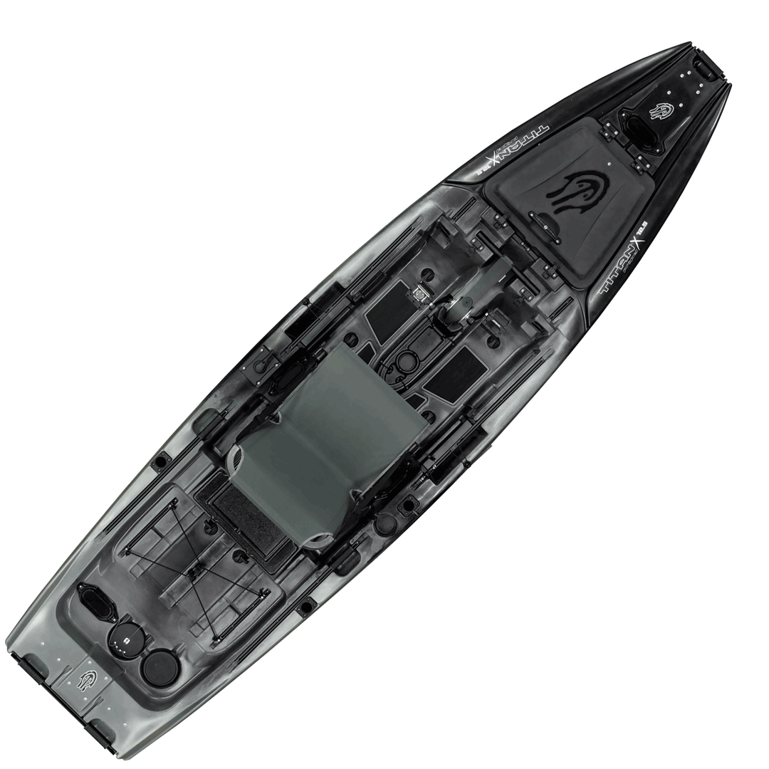 Native Watercraft Titan X Propel 10.5 Kayak in Top Gun Grey